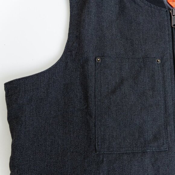 Patagonia All Seasons Vest Ink Black Workwear Hemp Cotton XL - Picture 6 of 15